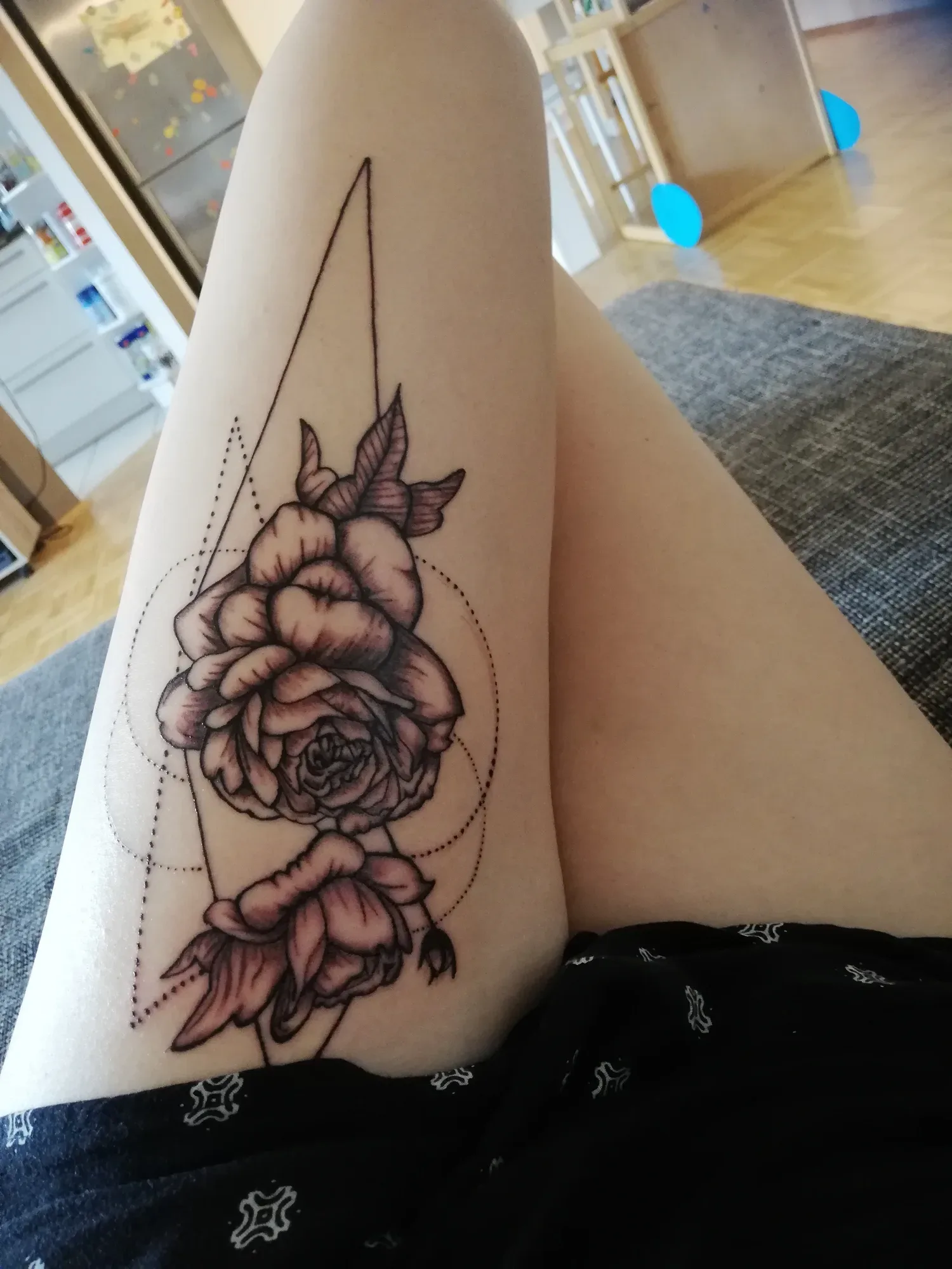 Blütenträume in Schwarz